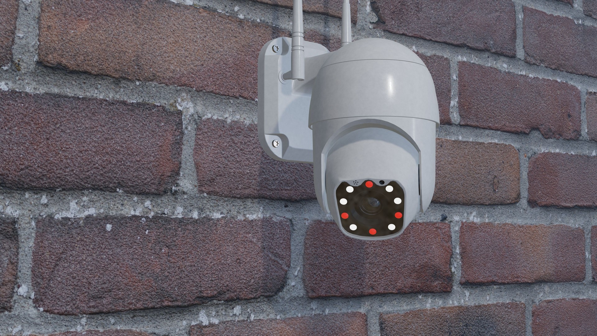 Video surveillance camera. CCTV - security system. PTZ camera.